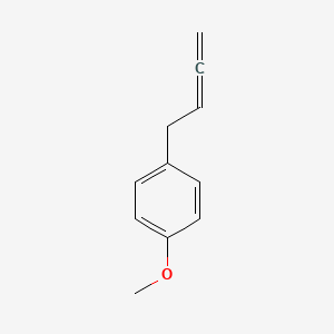 molecular formula C11H12O B13969472 1-(Buta-2,3-dien-1-yl)-4-methoxybenzene CAS No. 343950-65-2