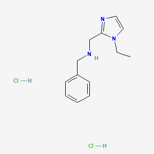 N-benzyl-1-(1-ethyl-1H-imidazol-2-yl)methanamine dihydrochloride