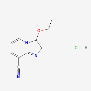 3-Ethoxy-2,3-dihydroimidazo[1,2-a]pyridine-8-carbonitrile hydrochloride