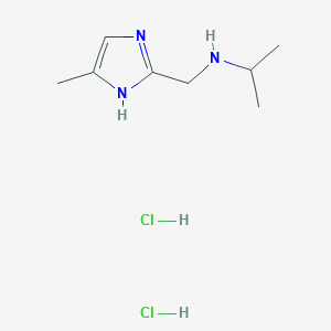 N-[(4-methyl-1H-imidazol-2-yl)methyl]propan-2-amine dihydrochloride
