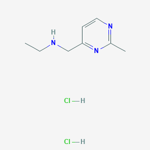 N-[(2-methylpyrimidin-4-yl)methyl]ethanamine dihydrochloride