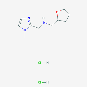 [(1-methyl-1H-imidazol-2-yl)methyl](tetrahydrofuran-2-ylmethyl)amine dihydrochloride