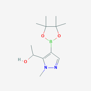 1-(1-Methyl-4-(4,4,5,5-tetramethyl-1,3,2-dioxaborolan-2-yl)-1h-pyrazol-5-yl)ethanol