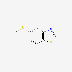 molecular formula C8H7NS2 B13969706 5-(Methylsulfanyl)-1,3-benzothiazole CAS No. 500588-69-2