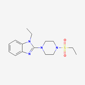 1-Ethyl-2-(4-(ethylsulfonyl)piperazin-1-yl)-1H-benzo[d]imidazole