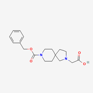 2-(8-((Benzyloxy)carbonyl)-2,8-diazaspiro[4.5]decan-2-yl)acetic acid