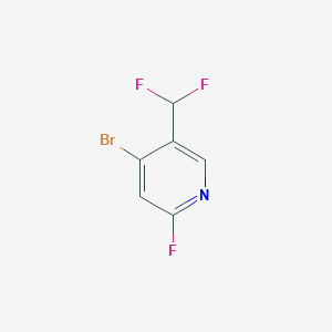 4-Bromo-5-(difluoromethyl)-2-fluoropyridine