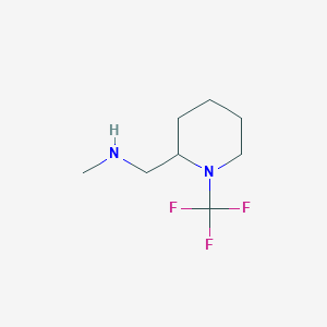 N-methyl-1-(1-(trifluoromethyl)piperidin-2-yl)methanamine