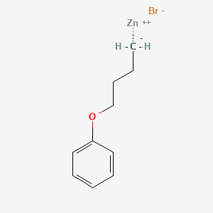 molecular formula C10H13BrOZn B13969893 4-Phenoxybutylzincbromide 