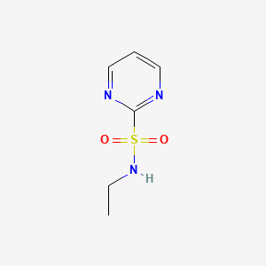 molecular formula C6H9N3O2S B13969946 N-ethylpyrimidine-2-sulfonamide 