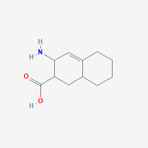 3-Amino-1,2,3,5,6,7,8,8a-octahydronaphthalene-2-carboxylic acid