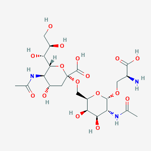 molecular formula C₂₂H₃₇N₃O₁₆ B013970 STn 表位 CAS No. 114661-01-7