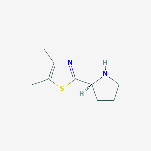 (S)-4,5-Dimethyl-2-(pyrrolidin-2-yl)thiazole