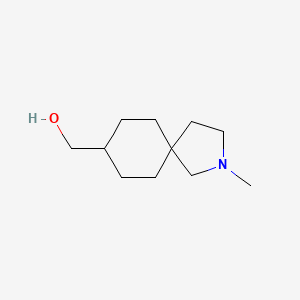 molecular formula C11H21NO B13970031 (2-Methyl-2-azaspiro[4.5]decan-8-yl)methanol 