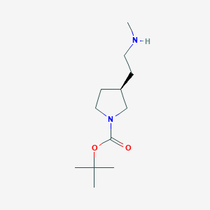 (R)-tert-butyl 3-(2-(methylamino)ethyl)pyrrolidine-1-carboxylate