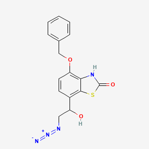 7-(2-azido-1-hydroxyethyl)-4-(benzyloxy)benzo[d]thiazol-2(3H)-one