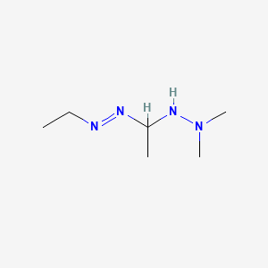 Diazene, [1-(2,2-dimethylhydrazino)ethyl]ethyl-