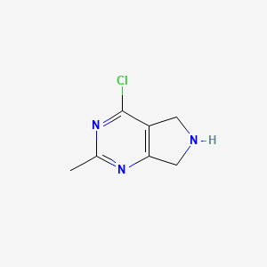 4-Chloro-2-methyl-6,7-dihydro-5H-pyrrolo[3,4-d]pyrimidine