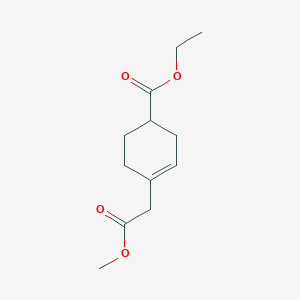 Ethyl 4-(2-methoxy-2-oxoethyl)cyclohex-3-enecarboxylate