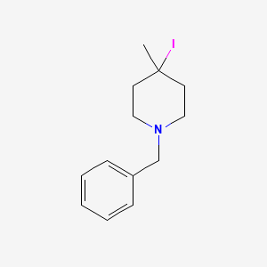 1-Benzyl-4-iodo-4-methylpiperidine