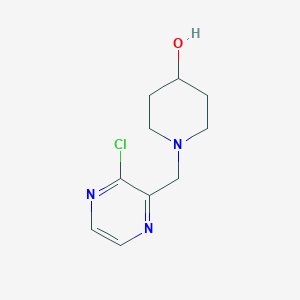 1-((3-Chloropyrazin-2-yl)methyl)piperidin-4-ol