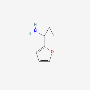 B1397017 1-(Furan-2-yl)cyclopropanamine CAS No. 1246740-91-9