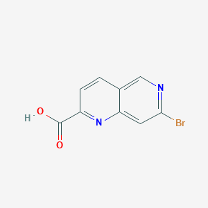 7-Bromo-1,6-naphthyridine-2-carboxylic acid