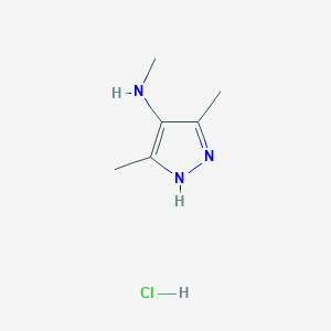 N,3,5-trimethyl-1H-pyrazol-4-amine hydrochloride