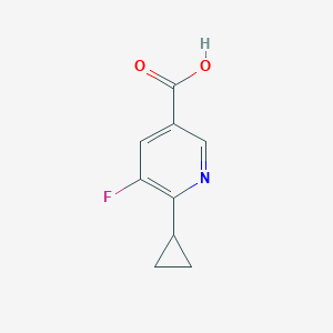 6-Cyclopropyl-5-fluoronicotinic acid