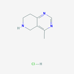 4-Methyl-5,6,7,8-tetrahydropyrido[4,3-d]pyrimidine hydrochloride