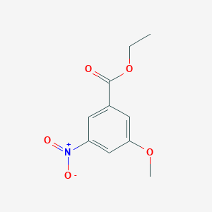 molecular formula C10H11NO5 B1397060 Ethyl 3-methoxy-5-nitrobenzoate CAS No. 1227157-65-4