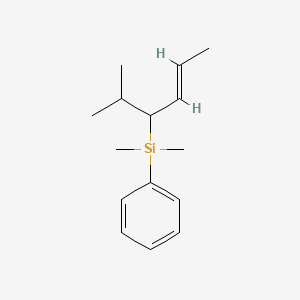 Dimethyl((e)-2-methylhex-4-en-3-yl)(phenyl)silane