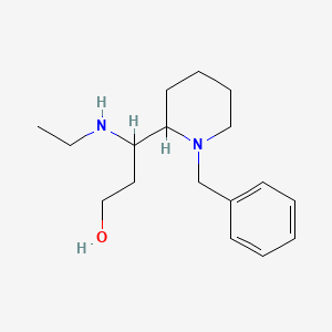 3-(1-Benzylpiperidin-2-yl)-3-(ethylamino)propan-1-ol