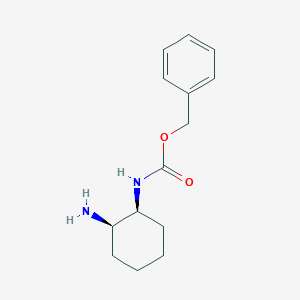 molecular formula C14H20N2O2 B1397062 Benzyl (1S,2R)-2-aminocyclohexylcarbamate CAS No. 1067631-21-3