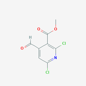 Methyl 2,6-dichloro-4-formylnicotinate