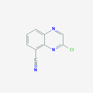 3-Chloro-5-quinoxalinecarbonitrile