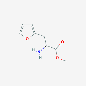B139707 Methyl (2R)-2-amino-3-(furan-2-yl)propanoate CAS No. 127759-47-1