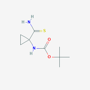 B1397072 tert-Butyl (1-carbamothioylcyclopropyl)carbamate CAS No. 1159733-28-4