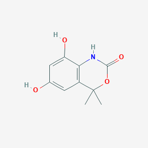 6,8-Dihydroxy-4,4-dimethyl-1,4-dihydro-2H-3,1-benzoxazin-2-one