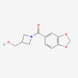 Benzo[d][1,3]dioxol-5-yl(3-(hydroxymethyl)azetidin-1-yl)methanone