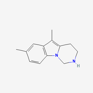 5,7-dimethyl-1,2,3,4-tetrahydropyrimido[1,6-a]indole