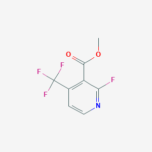 molecular formula C8H5F4NO2 B1397082 Methyl 2-fluoro-4-(trifluoromethyl)nicotinate CAS No. 1227516-48-4
