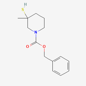 Benzyl 3-mercapto-3-methylpiperidine-1-carboxylate