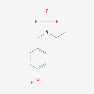 4-((Ethyl(trifluoromethyl)amino)methyl)phenol