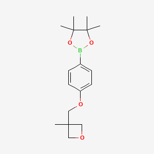 4,4,5,5-Tetramethyl-2-(4-((3-methyloxetan-3-yl)methoxy)phenyl)-1,3,2-dioxaborolane