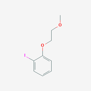 molecular formula C9H11IO2 B1397093 1-Iodo-2-(2-methoxyethoxy)benzene CAS No. 194367-88-9