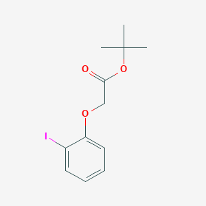 molecular formula C12H15IO3 B1397096 叔丁基2-(2-碘苯氧基)乙酸酯 CAS No. 1229805-95-1