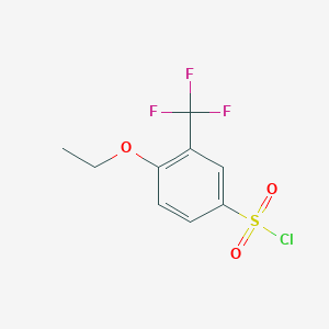 4-Ethoxy-3-(trifluoromethyl)benzenesulfonyl chloride