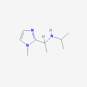 N-(1-(1-methyl-1H-imidazol-2-yl)ethyl)propan-2-amine