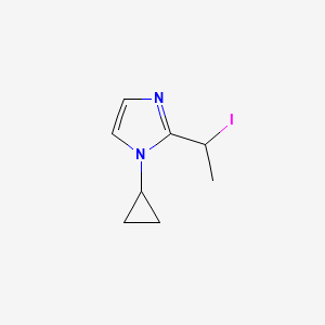 1-cyclopropyl-2-(1-iodoethyl)-1H-imidazole